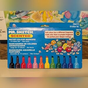 Vintage Mr.Sketch Scented Watercolor Felt Markers 12 - 1998 - Nostalgia!